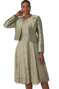 Tally Taylor Dress 4529-Sage
