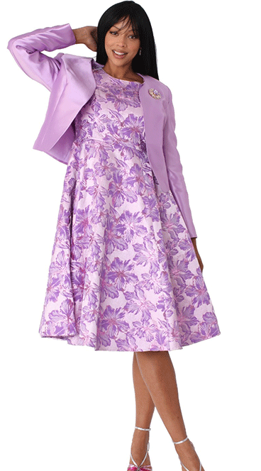 Tally Taylor Dress 4819-Purple - Church Suits For Less