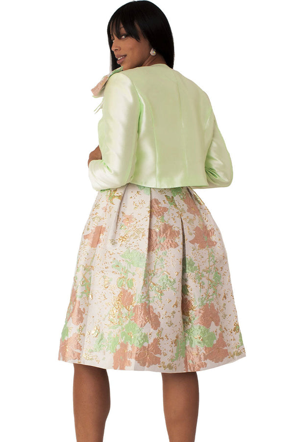 Tally Taylor Church Dress 4830-Green Multi