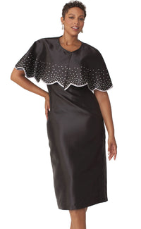 Tally Taylor Church Dress 4866-Black - Church Suits For Less