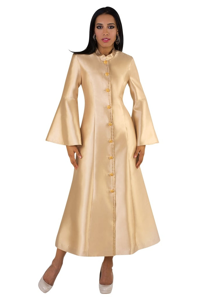 Tally Taylor Church Robe 4634C-Champagne - Church Suits For Less