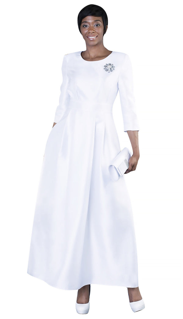 Tally Taylor Dress 4497-Off White - Church Suits For Less