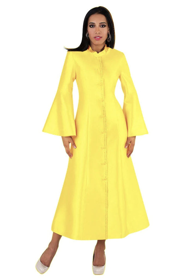 Tally Taylor Church Robe 4634C-Yellow - Church Suits For Less