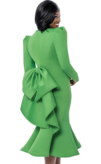 Terramina Church Dress 7282-Green - Church Suits For Less