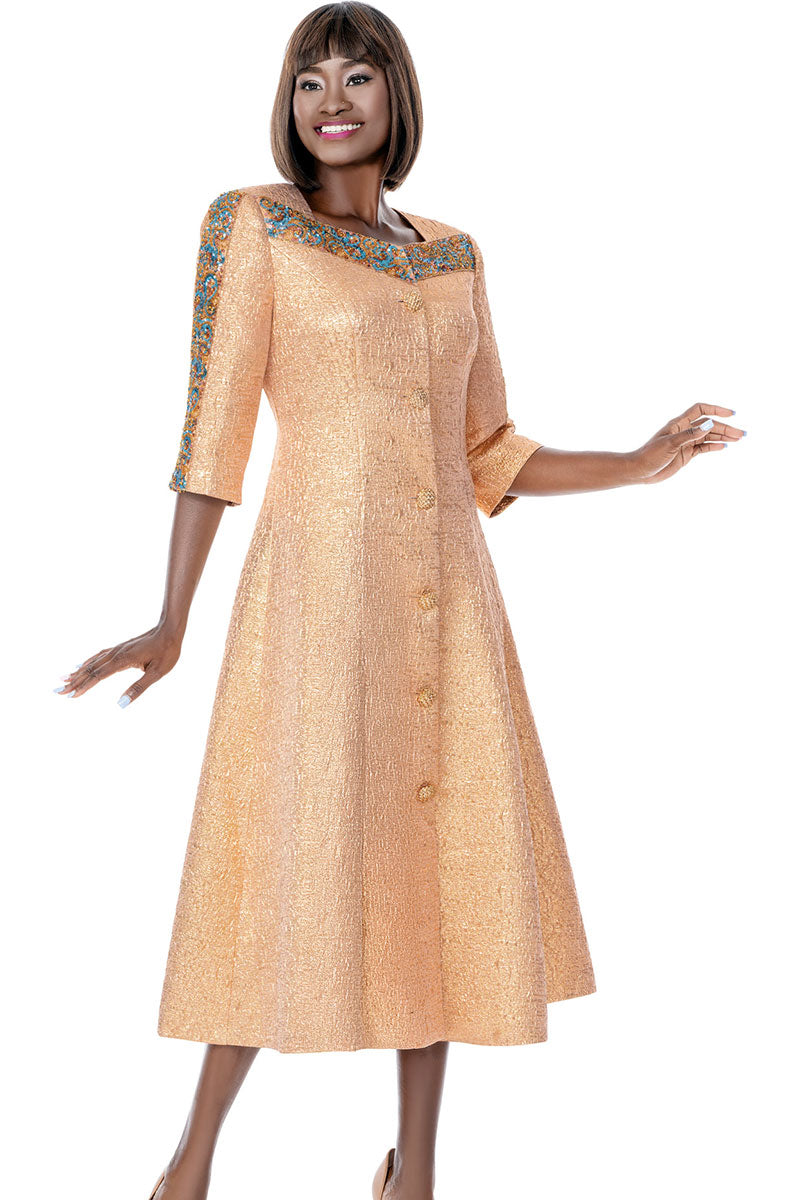 Terramina Church Dress 7016C-Copper