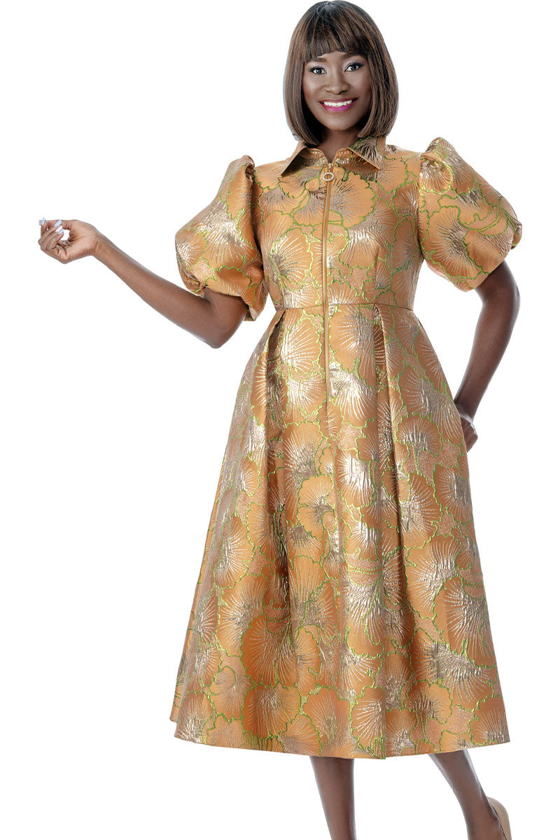 Terramina Dress 7019C-Gold