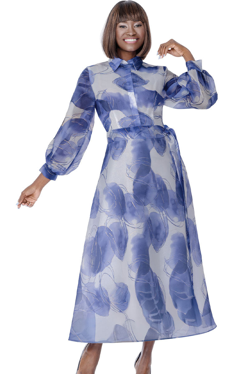 Terramina Dress 7294-Blue