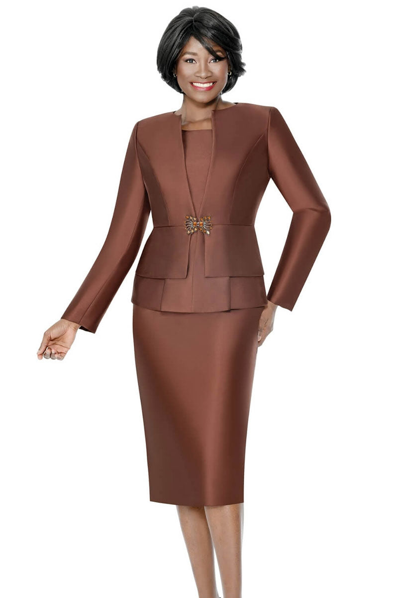 Terramina Church Suit 7990-Brown