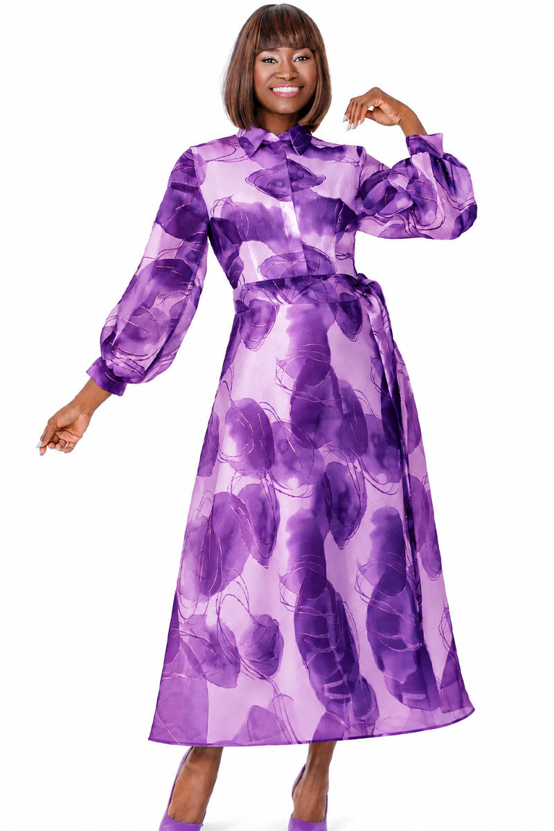 Terramina Dress 7294-Purple