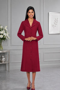 GMI Usher Dress-11674-Burgundy