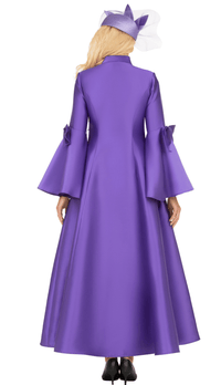 Women Church Robe By Giovanna DP2443C-Purple
