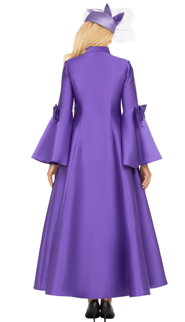 Women Church Robe By Giovanna DP2443C-Purple