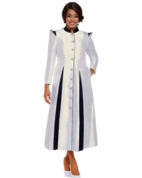 Women Church Robe RR9131-White/Black