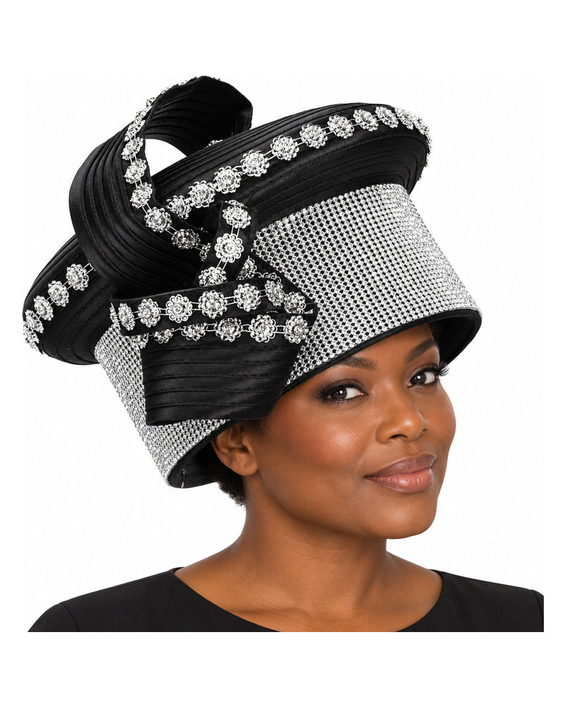 Giovanna Church Hat HR22141 on a woman