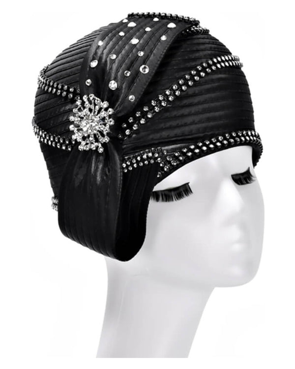 Giovanna Church Hat HR22107-Black - Church Suits For Less