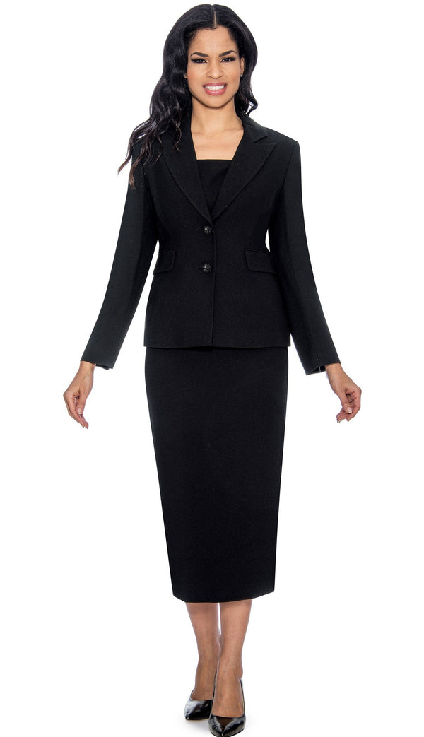 Giovanna Usher Suit S0710-Black - Church Suits For Less